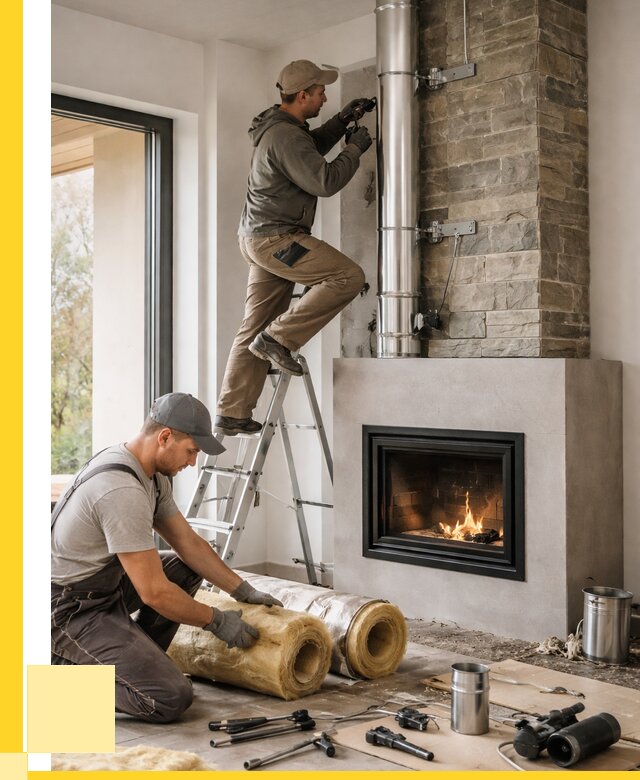 Монтаж дымоходов для каминов в Волгограде от 15587 р. ЭриданВлг