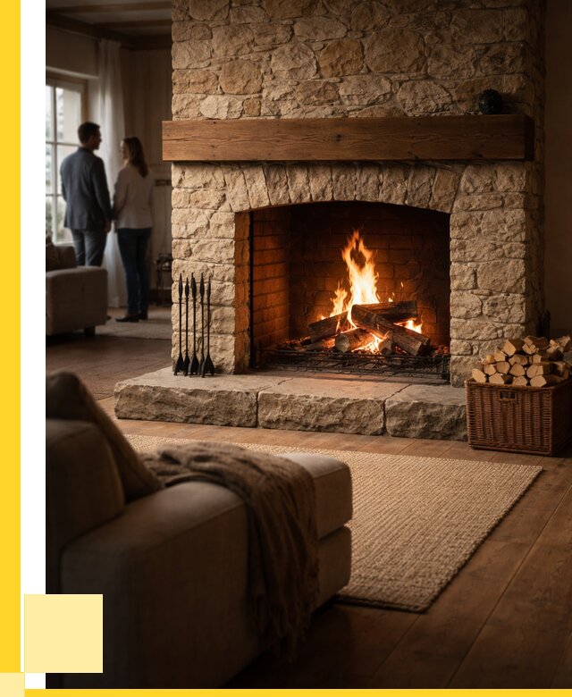 Открытые камины под ключ в Волгограде от 155865 р. ЭриданВлг