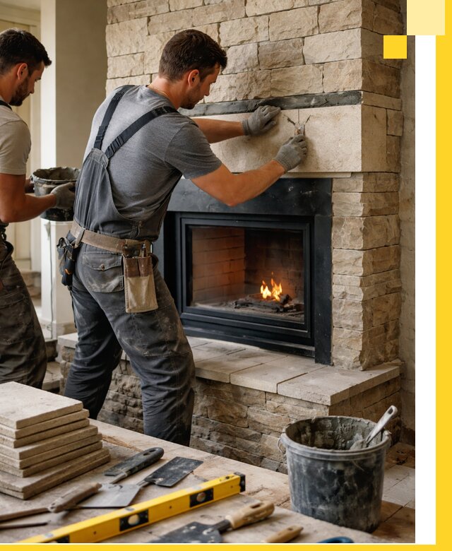 Проектирование и установка открытых каминов в Волгограде