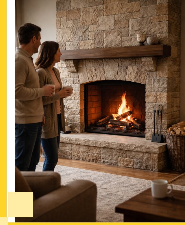 Каменные камины на заказ в Волгограде от 187038 р. | ЭриданВлг