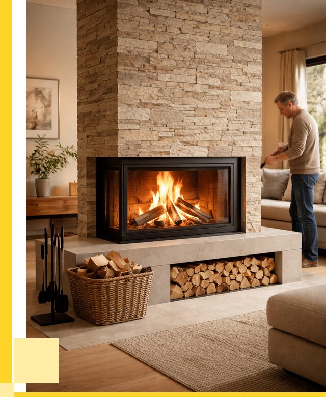 Дровяной камин под ключ в Волгограде от 207820 р. | ЭриданВлг