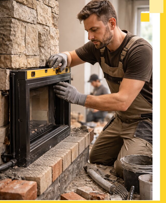 Дровяные камины под ключ в Волгограде: монтаж, обустройство