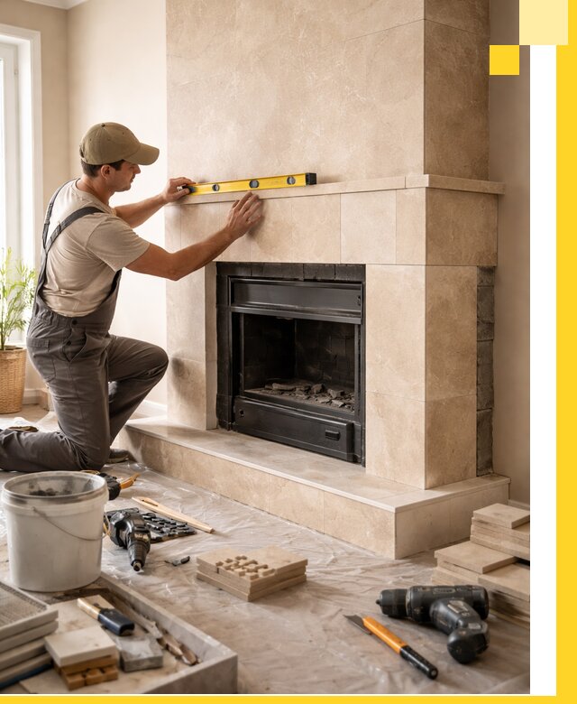 Установка и монтаж каминов в частном доме под ключ в Волгограде