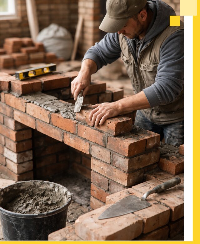 Кладка каминов под ключ в Волгограде профессиональная отделка и монтаж