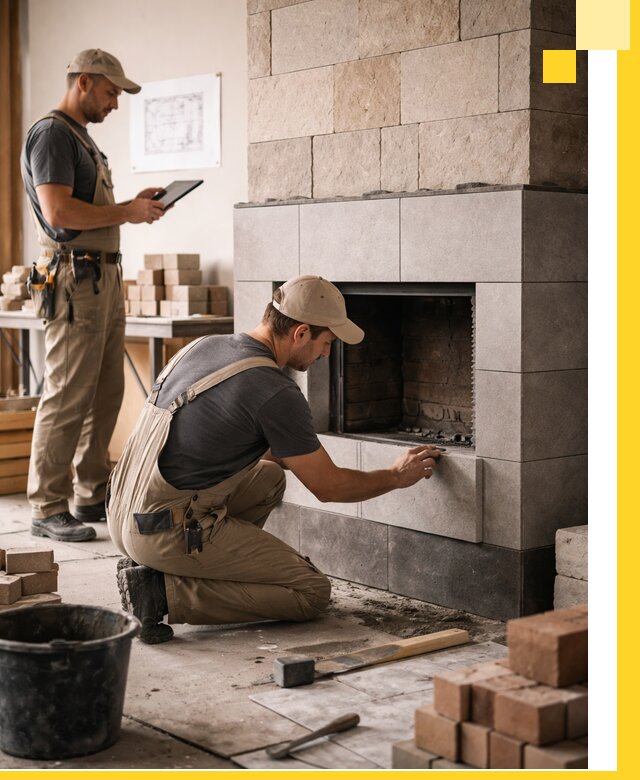 Индивидуальные проекты каминов и каминных систем в Волгограде