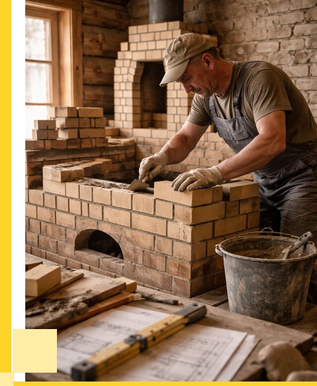 Кладка печей из кирпича в Волгограде цены от 31173 р. - ЭриданВлг