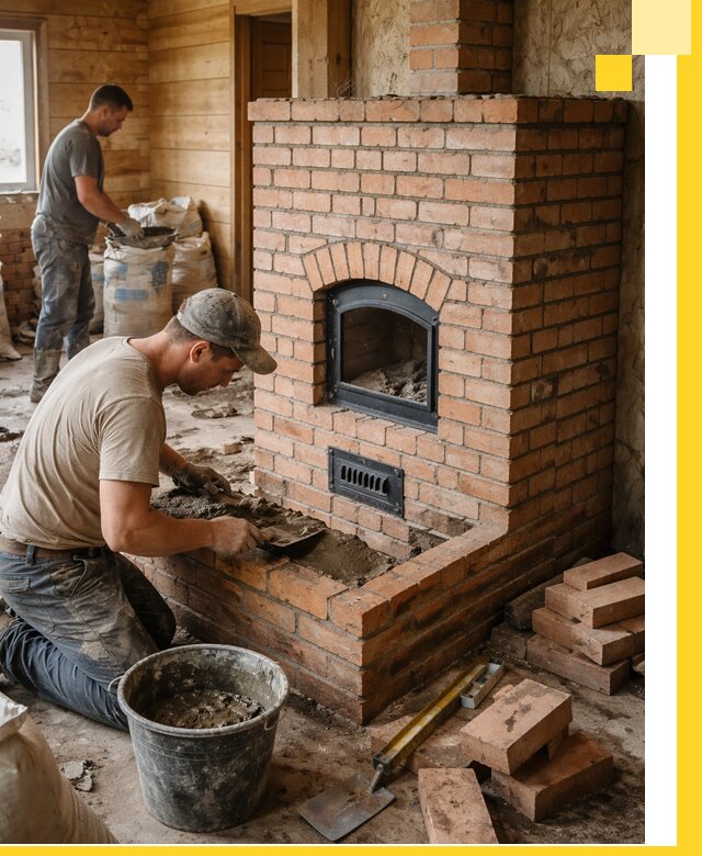 Профессиональное строительство печей в Волгограде под ключ