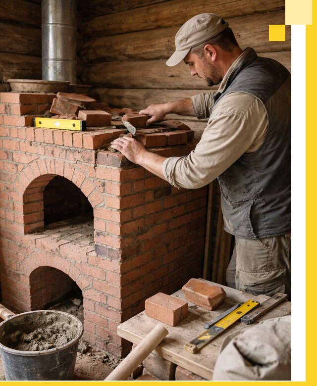 Изготовление и установка русских печей в Волгограде под ключ