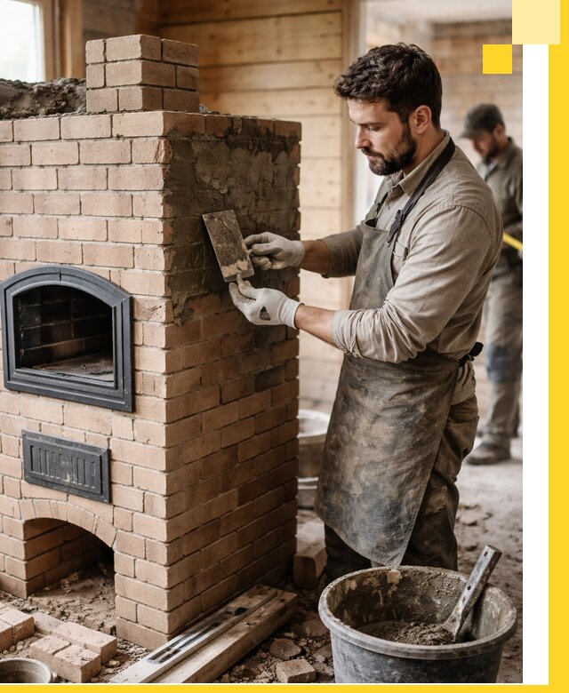 Изготовление и установка печей-шведок под ключ в Волгограде