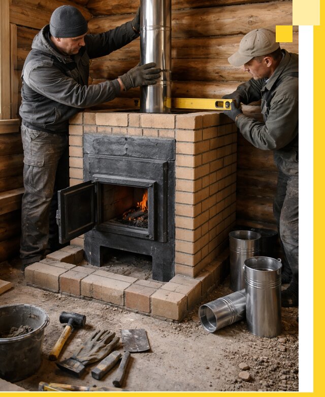 Проектирование, изготовление и установка банных печей в Волгограде