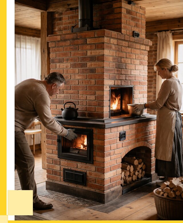 Печи для загородного дома под ключ в Волгограде от 83128 р. | ЭриданВлг