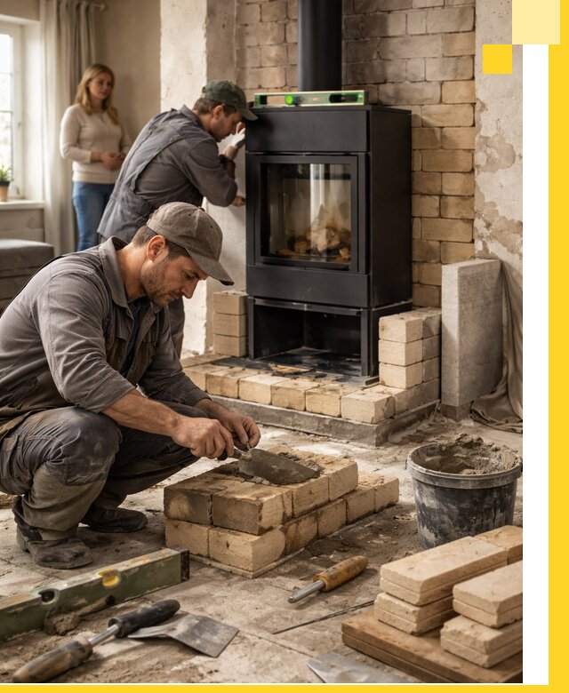 Печи и камины под ключ: проект, установка в Волгограде