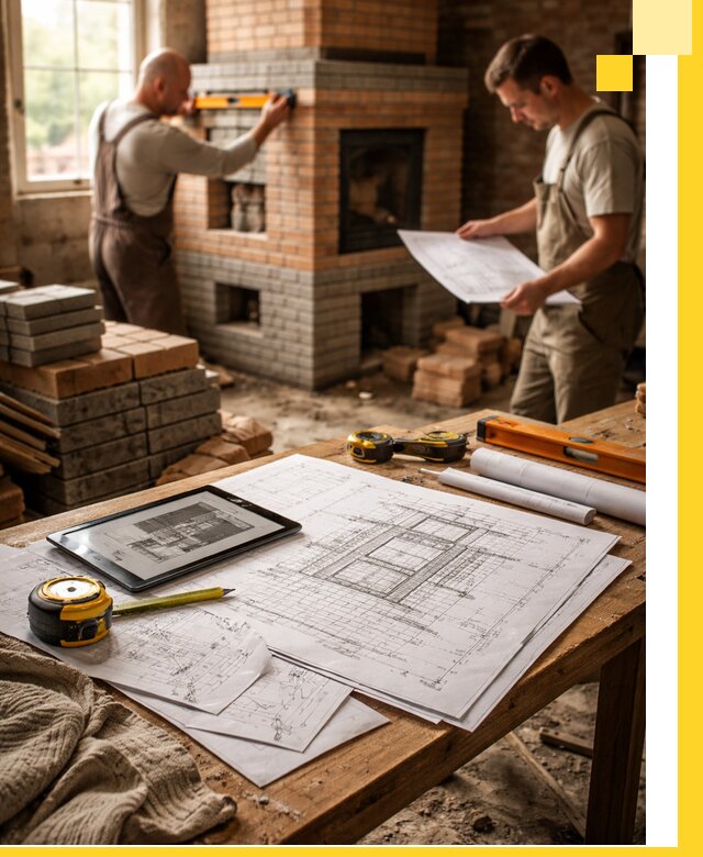 Проекты печей и каминов с индивидуальным дизайном в Волгограде