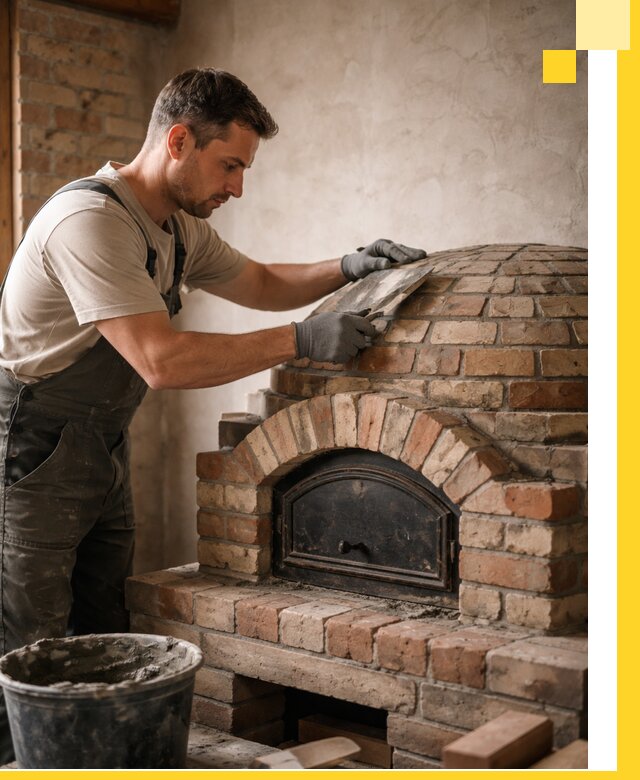 Изготовление и монтаж помпейских печей на заказ в Волгограде