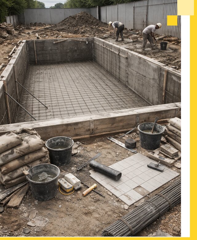 Строительство бассейнов под ключ в Волгограде, дизайн и монтаж