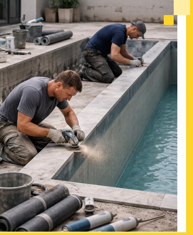 Профессиональный ремонт бассейнов под ключ в Волгограде