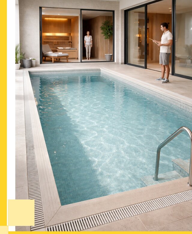 Отделка бассейна пленкой ПВХ в Волгограде от 3637 р. - ЭриданВлг