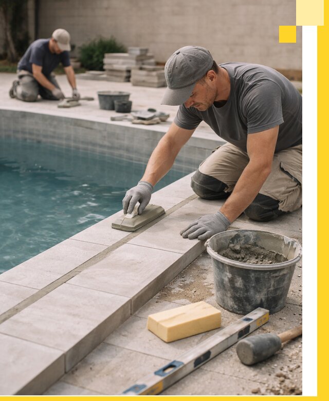 Отделка бассейнов в Волгограде: декоративная отделка и гидроизоляция