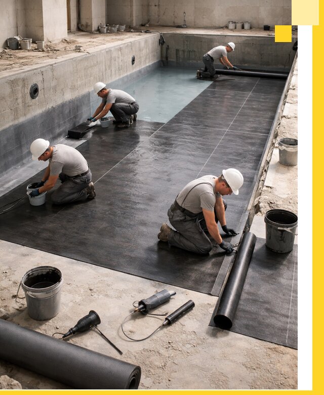 Профессиональная гидроизоляция бассейнов и чаш в Волгограде под ключ