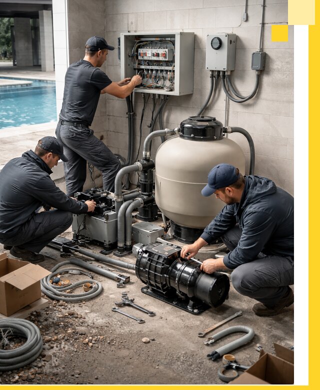 Профессиональный монтаж оборудования для бассейнов в Волгограде