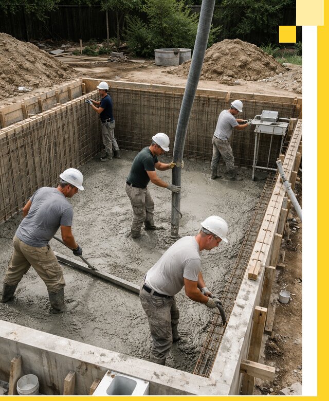 Строительство бетонных бассейнов под ключ в Волгограде