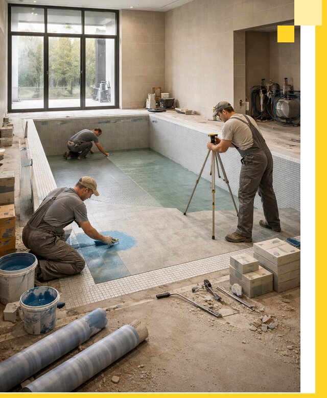 Проект и строительство закрытых бассейнов в Волгограде под ключ