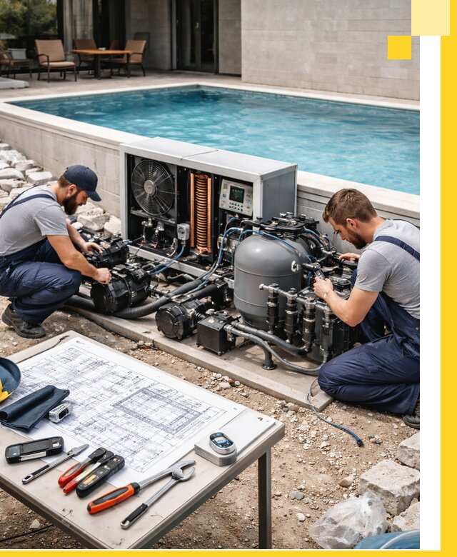 Проектирование и монтаж бассейнов с подогревом в Волгограде