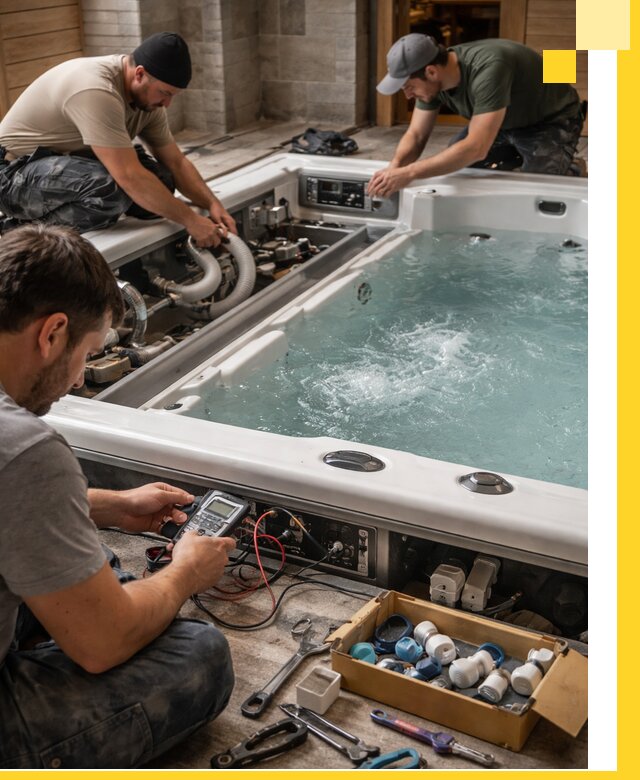 Гидромассажные бассейны под ключ в Волгограде, дизайн и монтаж