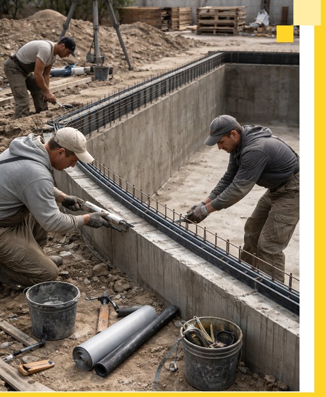 Качественный монтаж чаши бассейна в Волгограде под ключ с гарантией