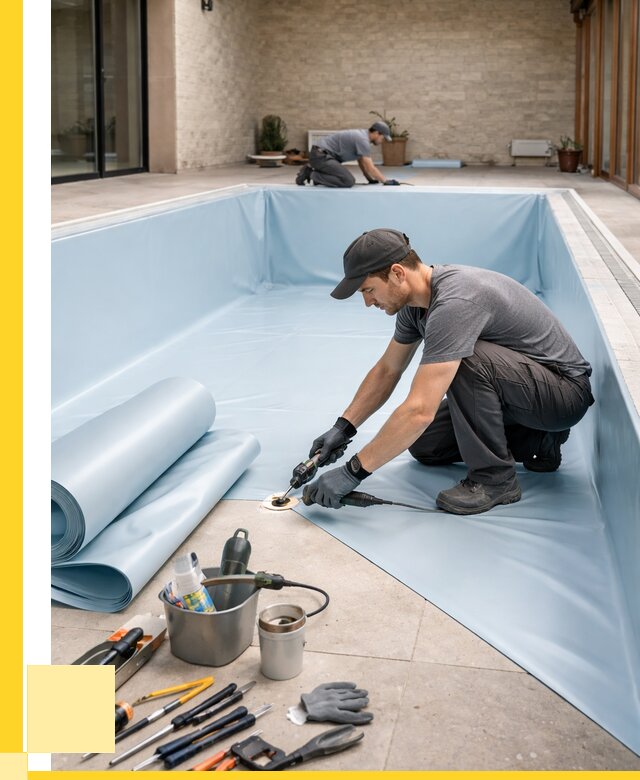 Пленка ПВХ для бассейнов в Волгограде от 2598 р. | ЭриданВлг