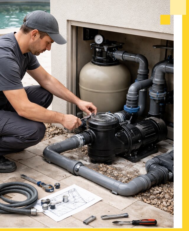 Поставка, монтаж и сервис насосов для бассейнов в Волгограде