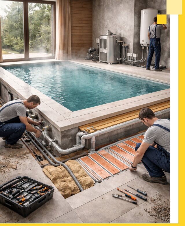 Проектирование и строительство тёплых бассейнов в Волгограде