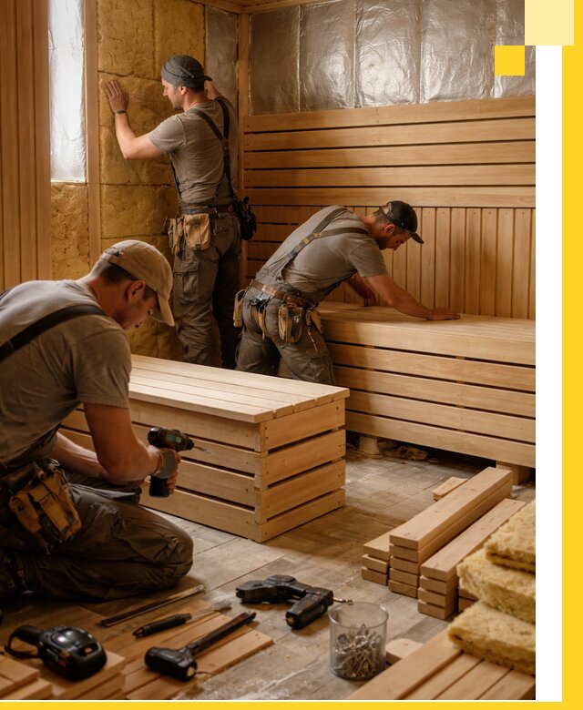 Профессиональное строительство саун под ключ в Волгограде