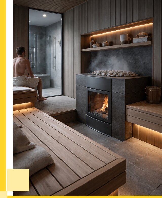 Проект сауны в частном доме в Волгограде от 36369 р. | ЭриданВлг