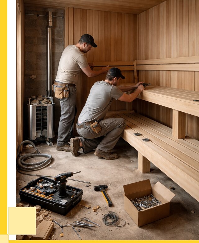 Монтаж саун под ключ в Волгограде от 124692 р. | ЭриданВлг