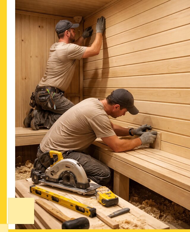 Обшивка саун вагонкой в Волгограде от 2598 р. | ЭриданВлг