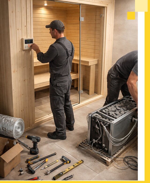 Поставка, установка и монтаж электрических саун в Волгограде