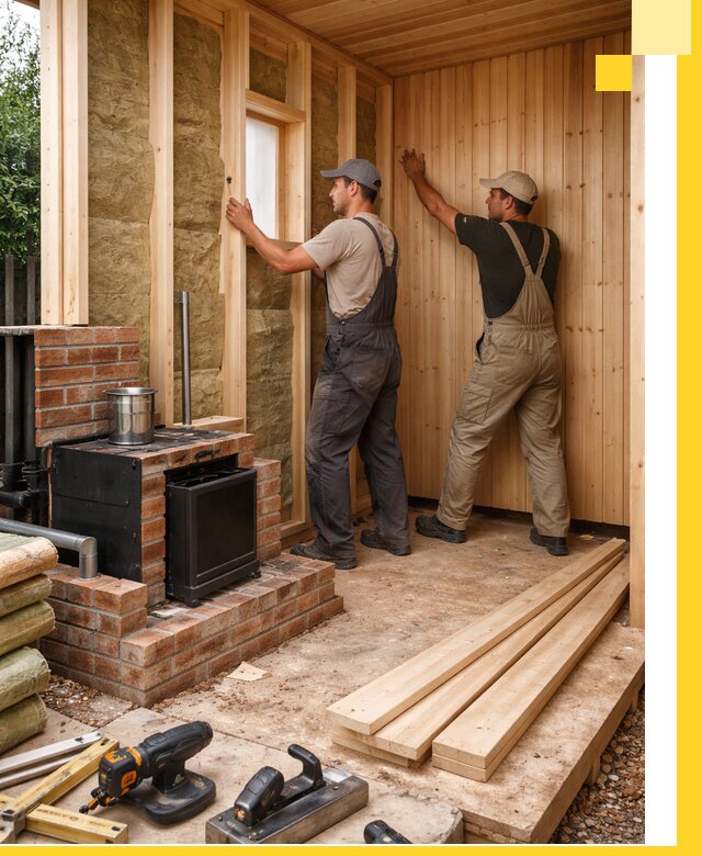 Строительство и установка дачных саун под ключ в Волгограде