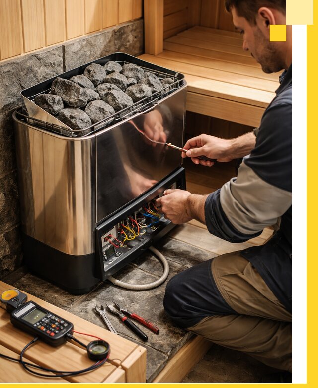 Продажа и установка электрокаменок для саун в Волгограде