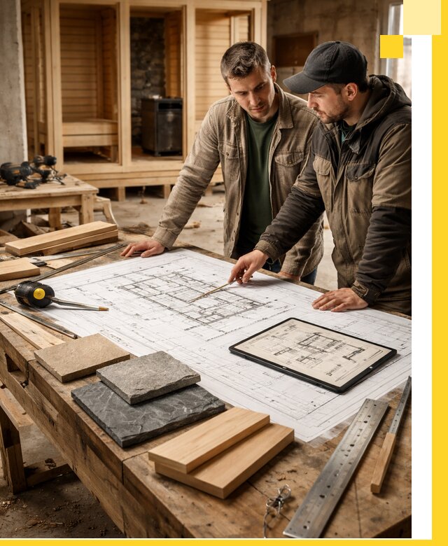 Проекты бань под ключ и планы строительства в Волгограде