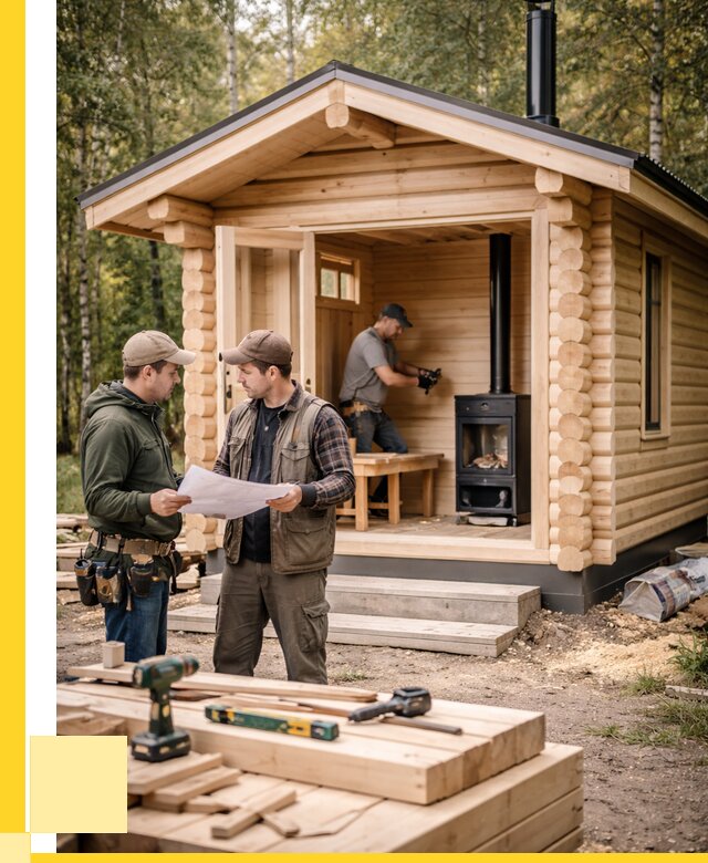 Монтаж бань под ключ в Волгограде — от 207820 р. | ЭриданВлг