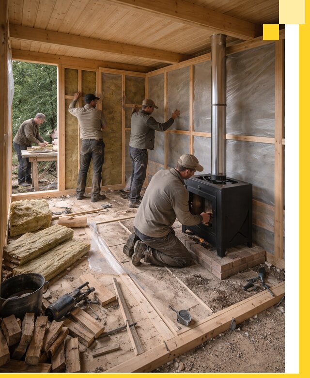 Профессиональный монтаж бань под ключ в Волгограде для дома