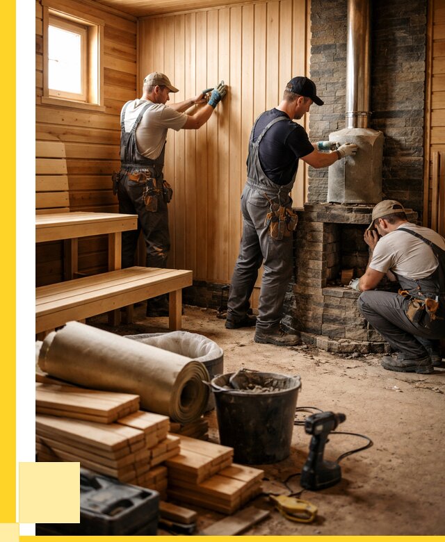 Ремонт бань под ключ в Волгограде от 46760 р. | ЭриданВлг