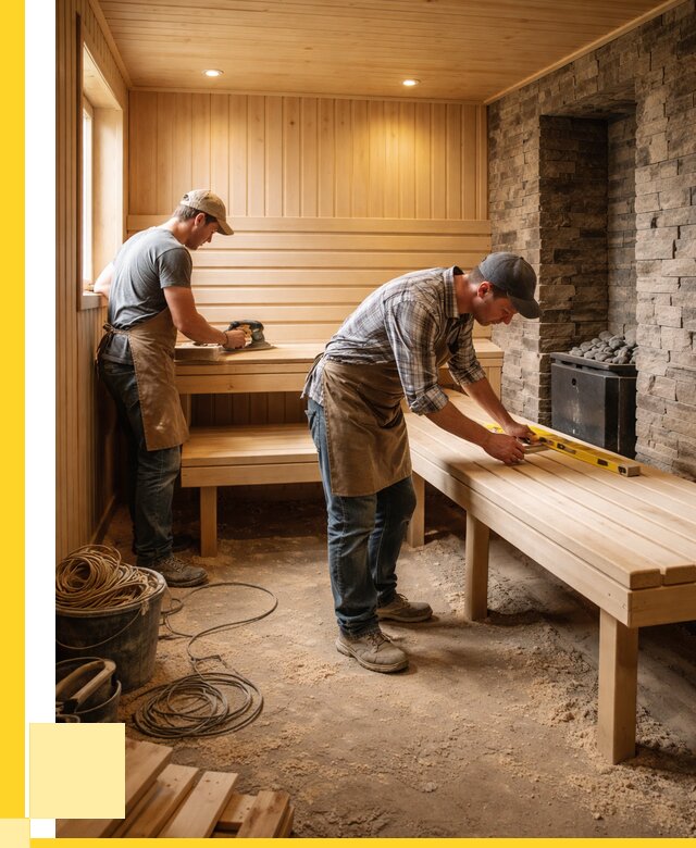 Отделка бани в Волгограде: внутренняя отделка от 3117 р. | ЭриданВлг