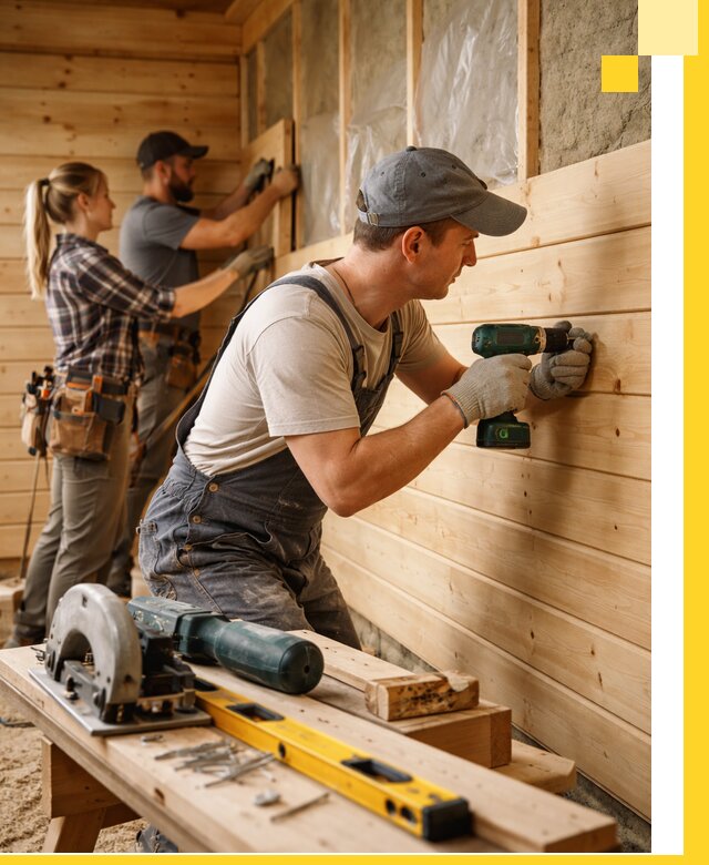 Обшивка бань под ключ в Волгограде: отделка стен и потолков