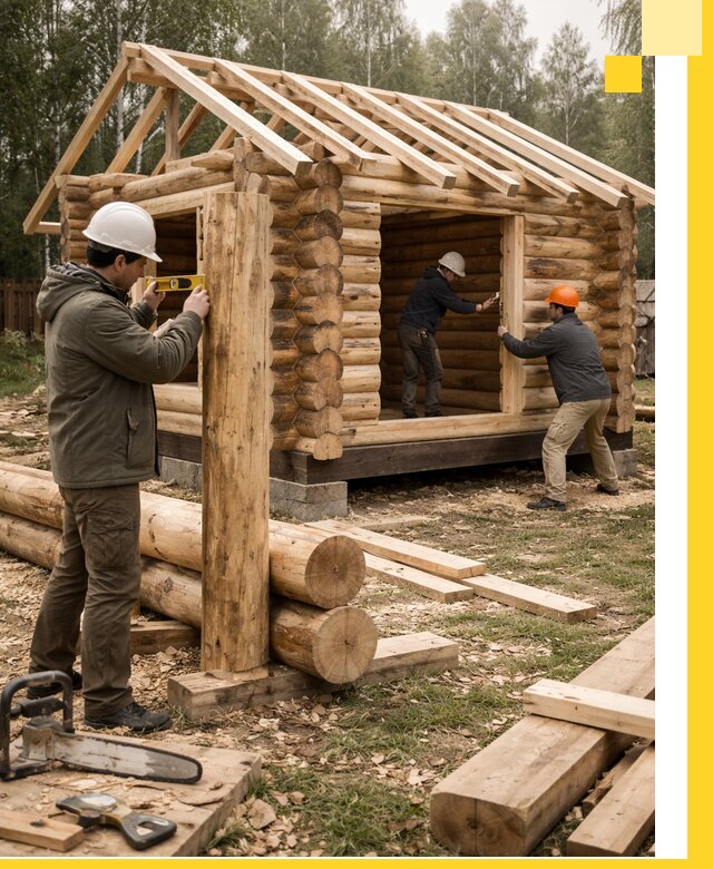 Строительство бань для дачи под ключ в Волгограде с доставкой и монтажом