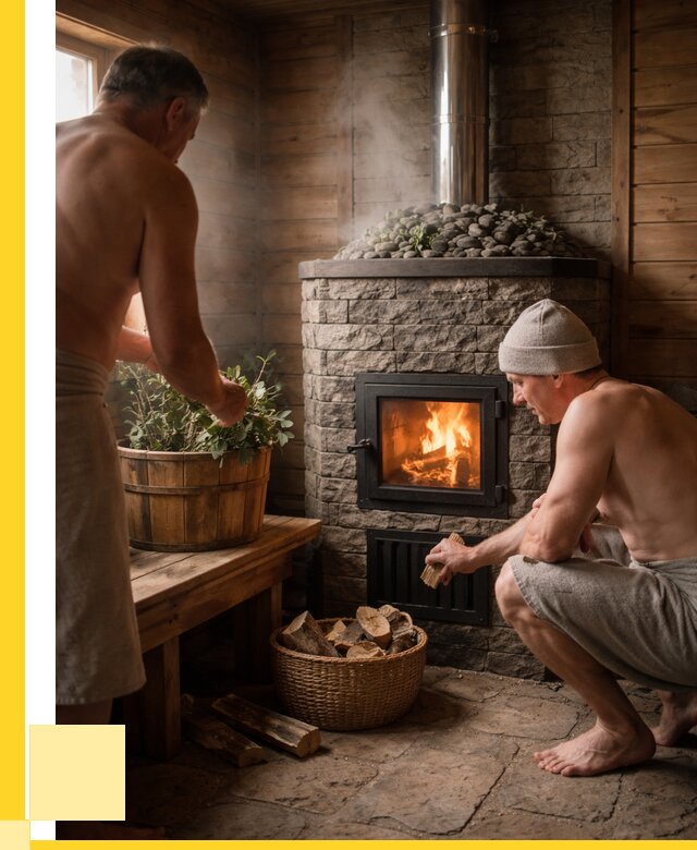 Банные печи под ключ в Волгограде от 46760 р. | ЭриданВлг кирпичная