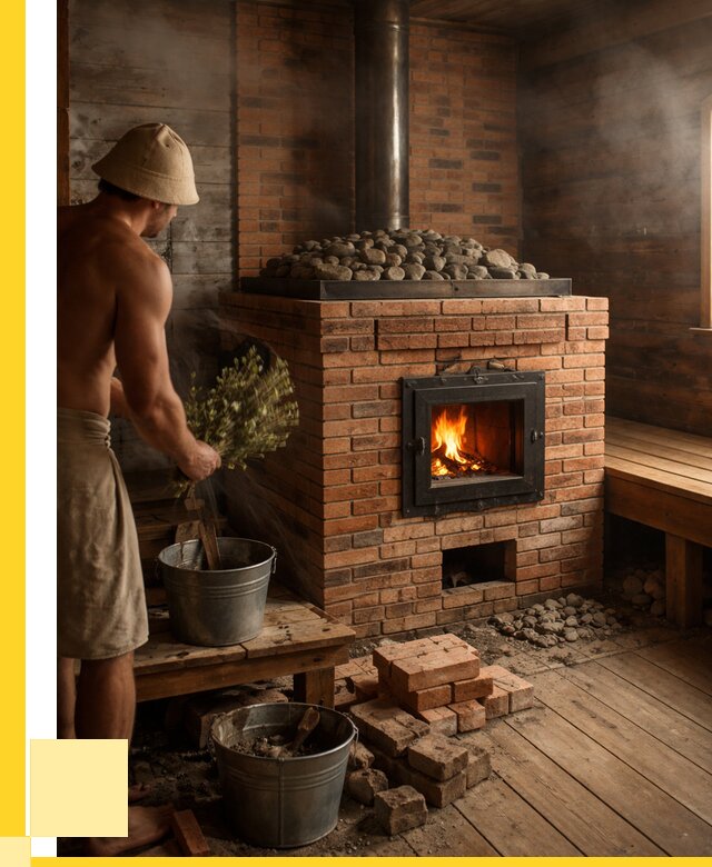 Кирпичные банные печи в Волгограде от 93519 р. | ЭриданВлг