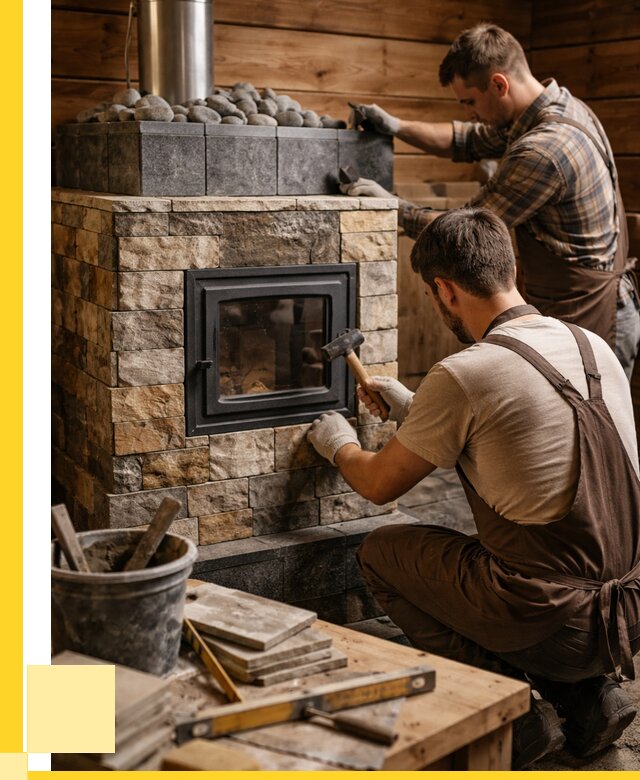 Облицовка банной печи в Волгограде от 15587 р. | ЭриданВлг