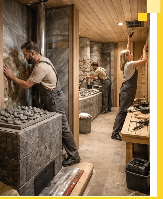 Строительство бань и SPA процедур в Волгограде под ключ и отделкой